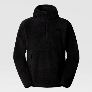 The North Face Campshire Fleece Hoodie Noir | DO2431608