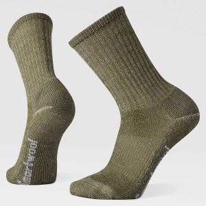 The North Face Hike Classiche Edition Light Cushion Crew Socks Vert Olive | AQ9610372