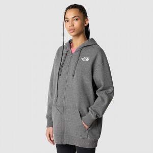 The North Face Open Gate Full-Zip Hoodie Grise | ZD1642837