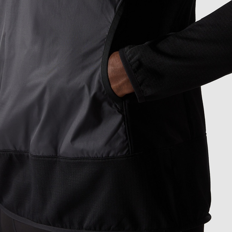 The North Face D'hiver Warm Pro 1/4 Zip Encapuchonné Jacket Noir | LX2810759