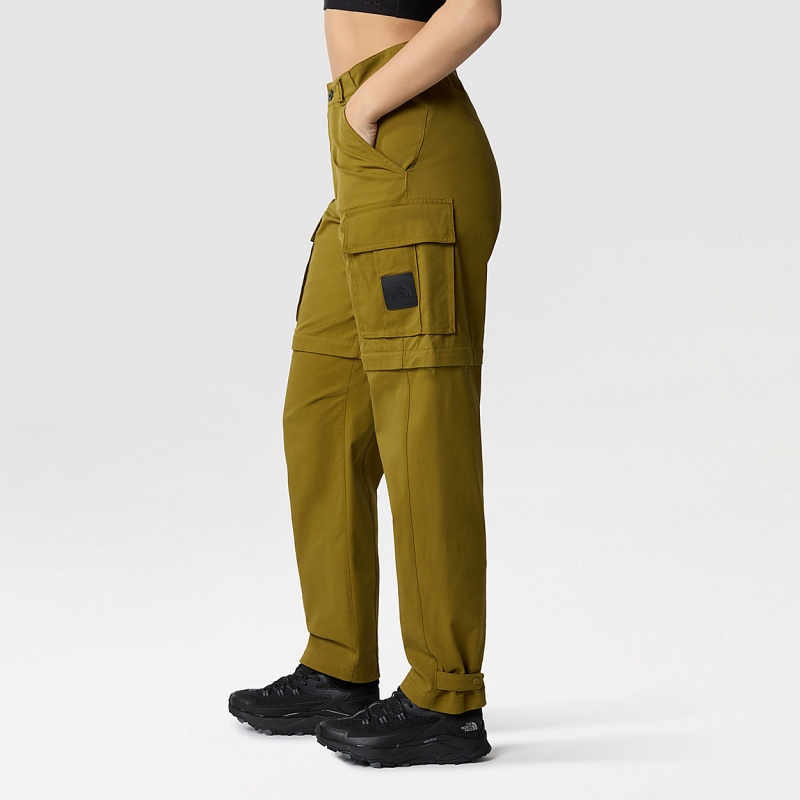 The North Face NSE Convertible Droit Loose Cargo Trousers Vert | SO4152968